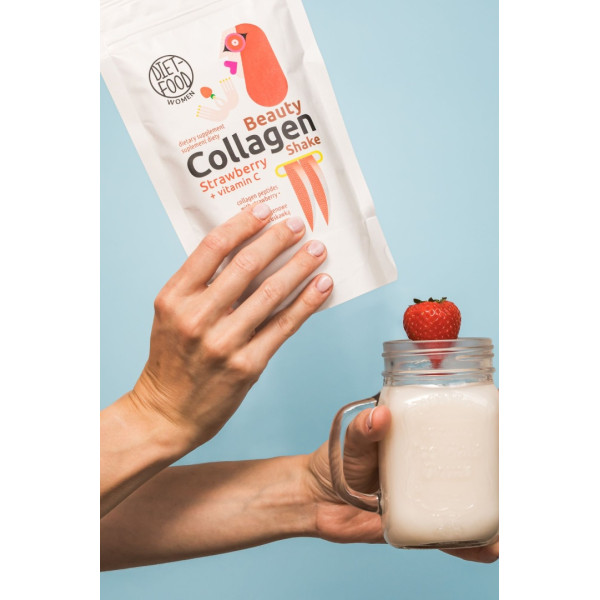 Колагеновий коктейль краси (полуниця + вітамін C) Beauty Collagen Shake (DF Women)